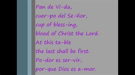kcp hymn lyrics|Pan de Vida .